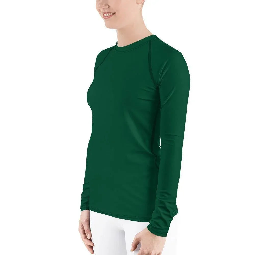 british-racing-green-damen-rash-guard-rash-guard-jlr-design-3 - JLR Design