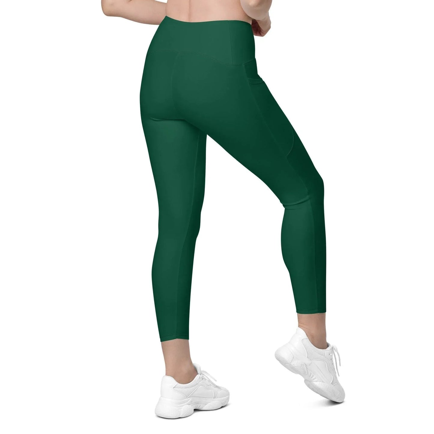 british-racing-green-damen-v-bund-leggings-mit-taschen-v-bund-leggings-jlr-design-2 - JLR Design