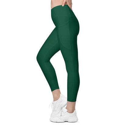 british-racing-green-damen-v-bund-leggings-mit-taschen-v-bund-leggings-jlr-design-3 - JLR Design