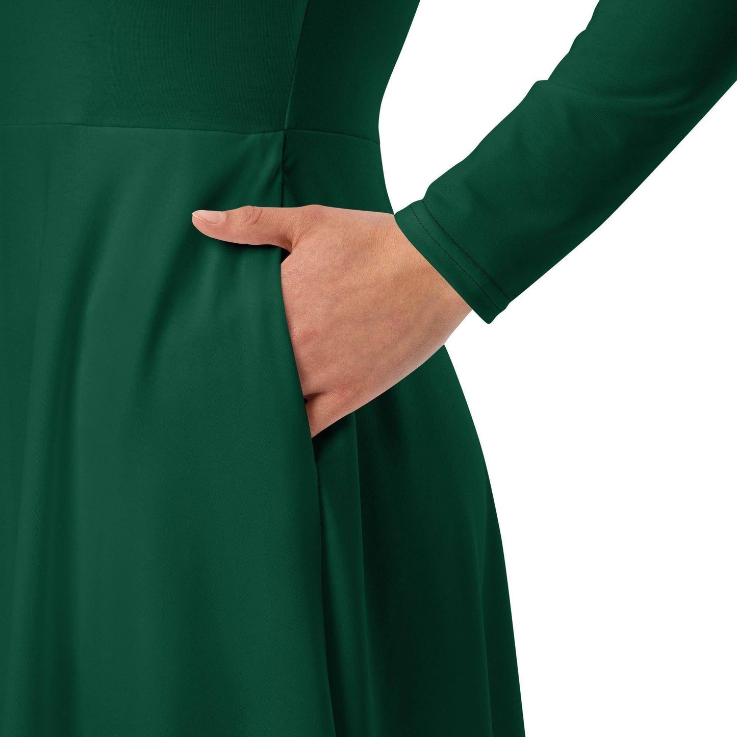 british-racing-green-langarmliges-midikleid-midikleid-jlr-design-3 - JLR Design