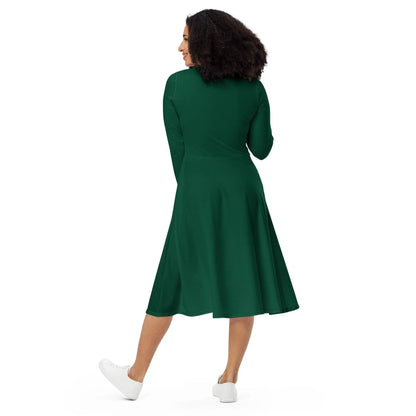 british-racing-green-langarmliges-midikleid-midikleid-jlr-design-4 - JLR Design