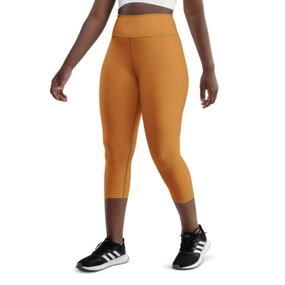 bronze-damen-yoga-capri-leggings-yoga-capri-leggings-jlr-design-1 - JLR Design
