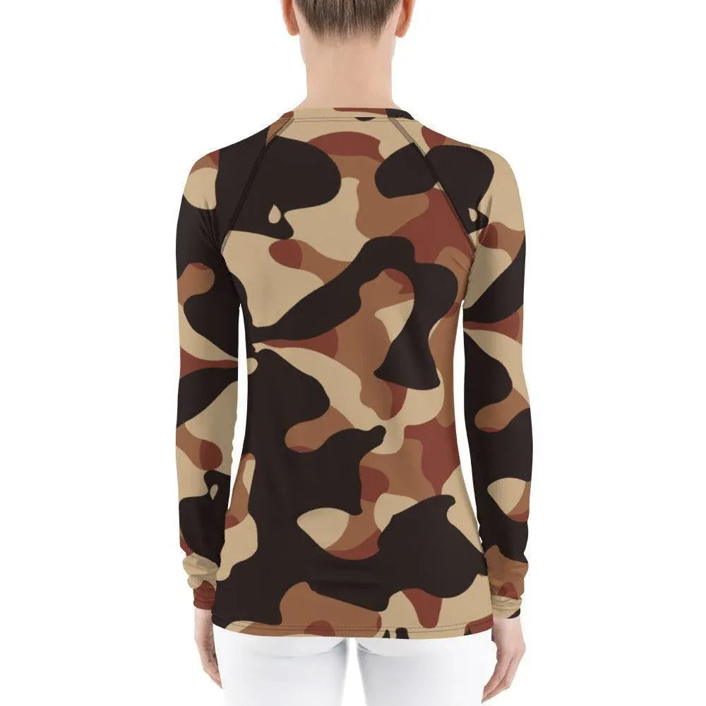 brown-camouflage-damen-rash-guard-rash-guard-jlr-design-2 - JLR Design