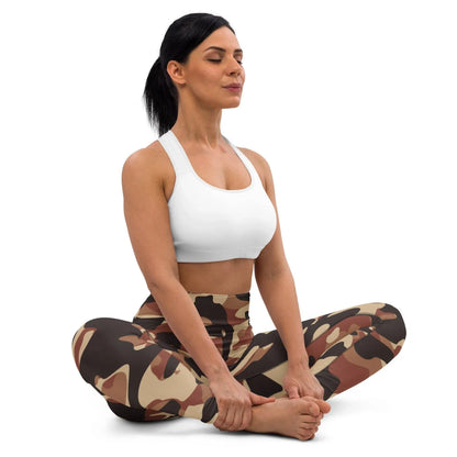 brown-camouflage-damen-yoga-leggings-yoga-leggings-jlr-design-2 - JLR Design