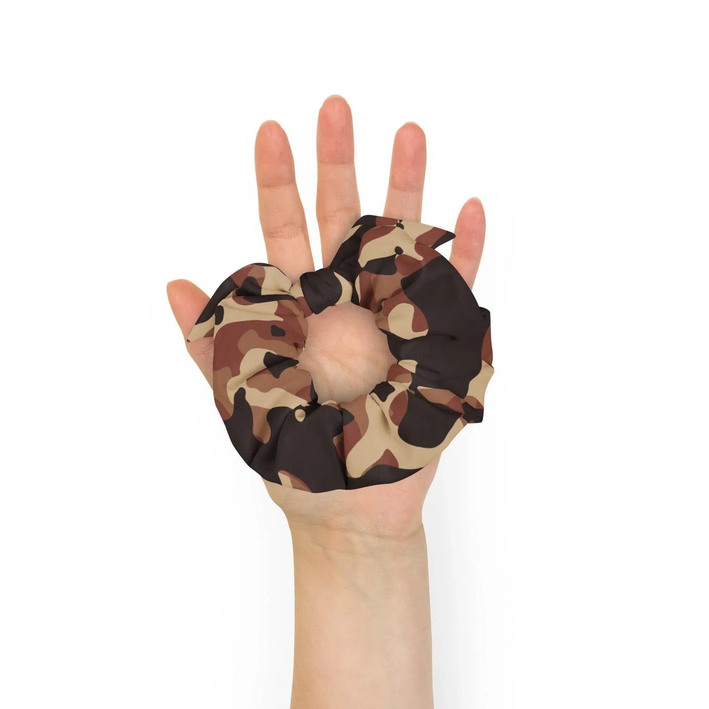 brown-camouflage-scrunchie-scrunchie-jlr-design-3 - JLR Design