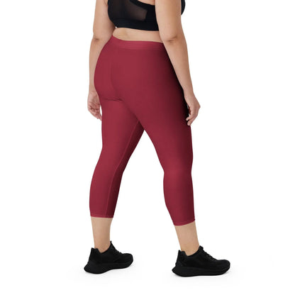 burgund-damen-capri-leggings-capri-leggings-jlr-design-1 - JLR Design