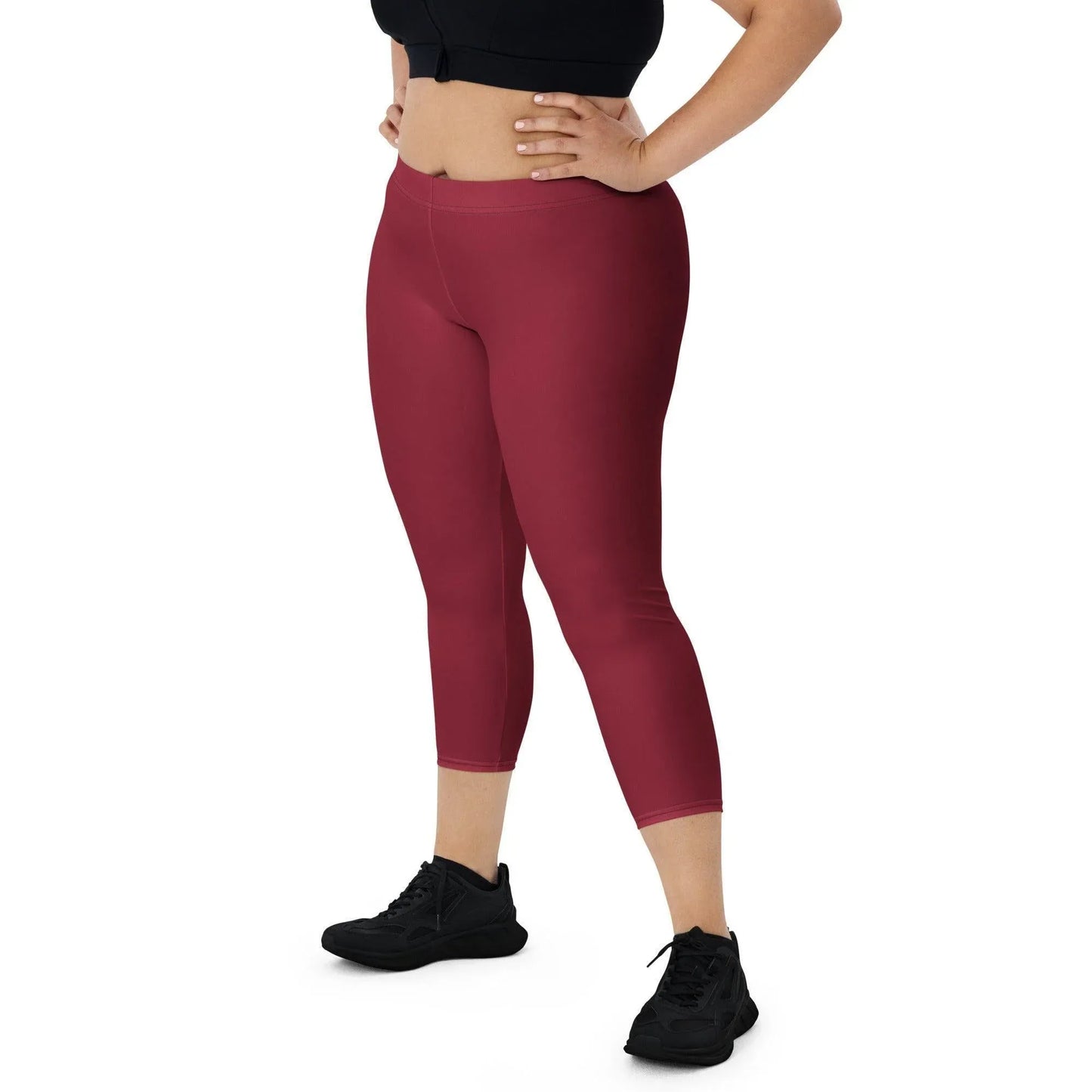 burgund-damen-capri-leggings-capri-leggings-jlr-design-2 - JLR Design