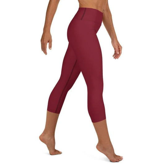 burgund-damen-yoga-capri-leggings-yoga-capri-leggings-jlr-design-1 - JLR Design