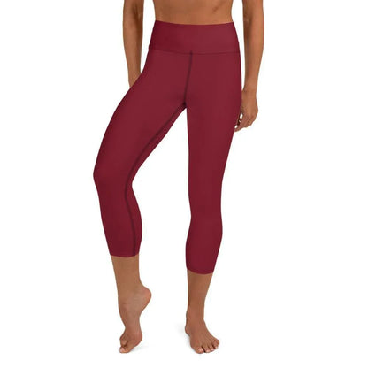 burgund-damen-yoga-capri-leggings-yoga-capri-leggings-jlr-design-2 - JLR Design