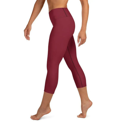 burgund-damen-yoga-capri-leggings-yoga-capri-leggings-jlr-design-3 - JLR Design