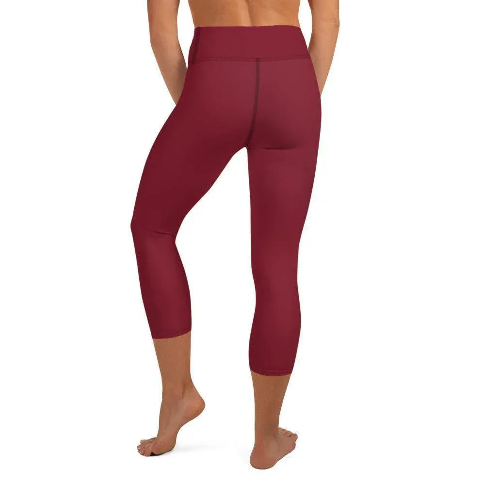 burgund-damen-yoga-capri-leggings-yoga-capri-leggings-jlr-design-4 - JLR Design
