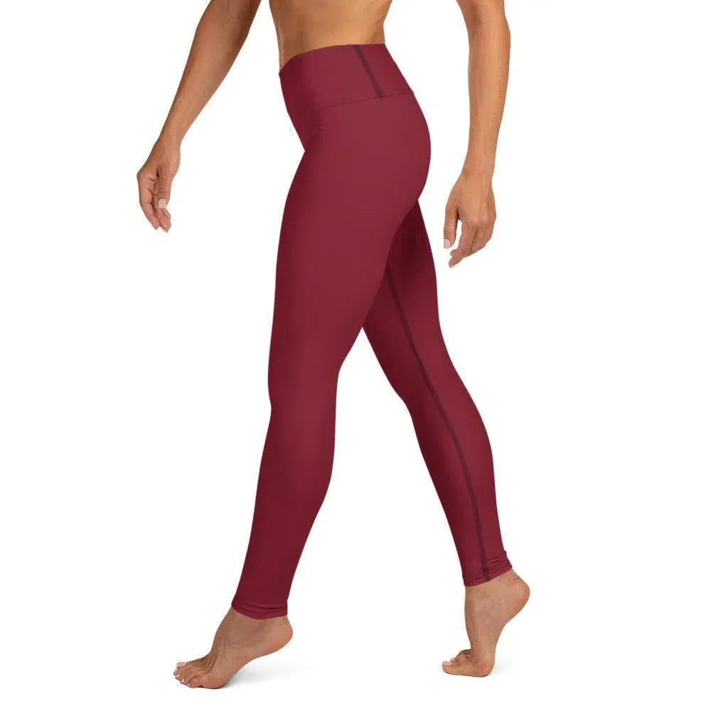 burgund-damen-yoga-leggings-yoga-leggings-jlr-design-2 - JLR Design