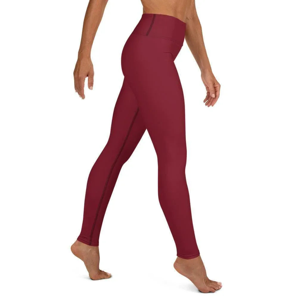 burgund-damen-yoga-leggings-yoga-leggings-jlr-design-3 - JLR Design