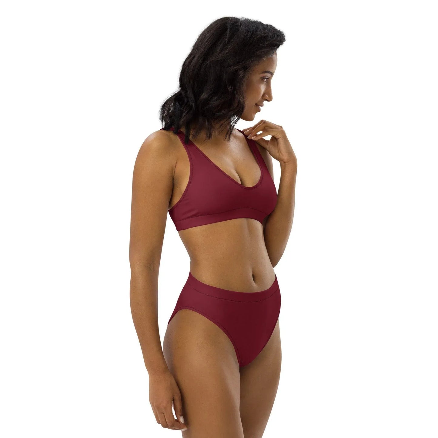 burgund-high-waist-bikini-bikini-jlr-design-2 - JLR Design