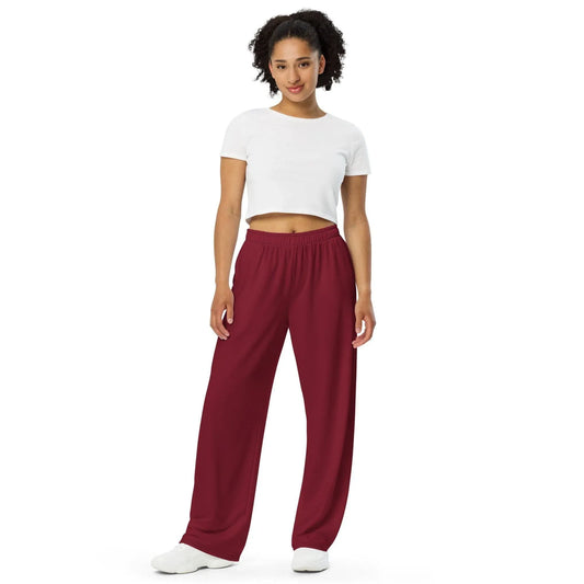 burgund-hose-mit-weitem-bein-hose-mit-weitem-bein-jlr-design-1 - JLR Design