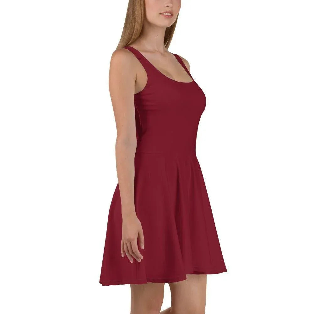 burgund-skater-kleid-skater-kleid-jlr-design-4 - JLR Design