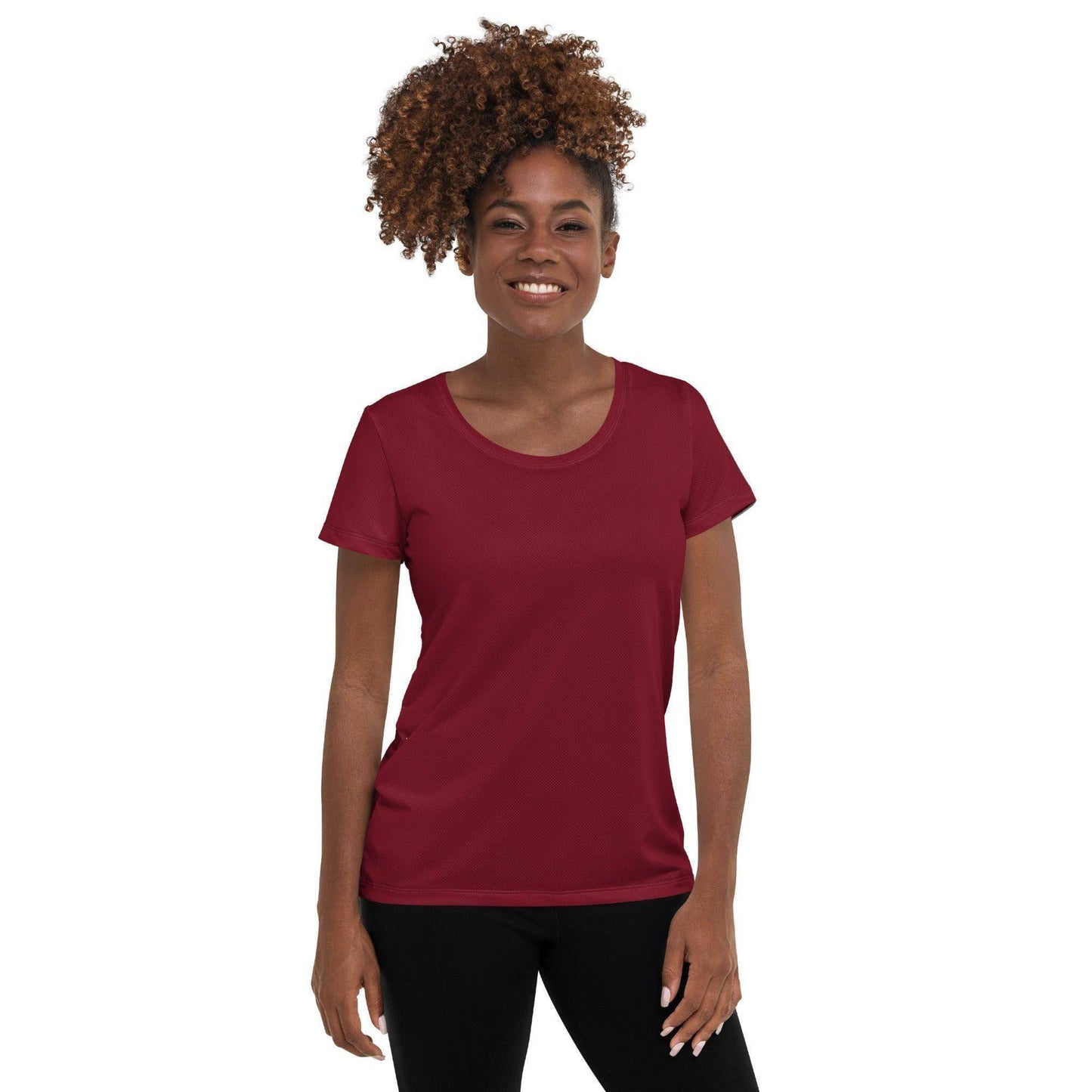 burgund-sport-t-shirt-fur-damen-sport-t-shirt-jlr-design-1 - JLR Design