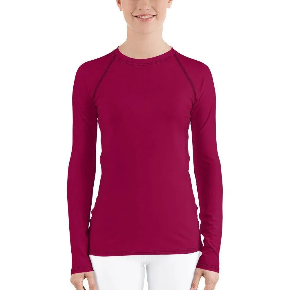 burgundy-damen-rash-guard-rash-guard-jlr-design-1 - JLR Design