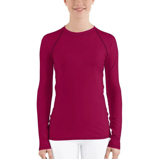burgundy-damen-rash-guard-rash-guard-jlr-design-1 - JLR Design