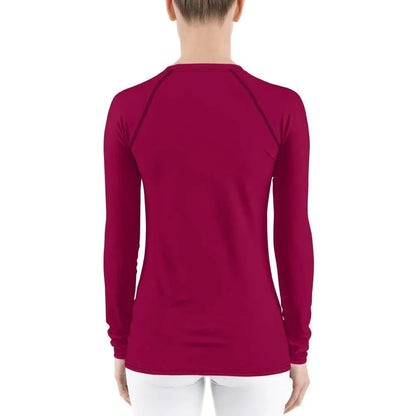 burgundy-damen-rash-guard-rash-guard-jlr-design-2 - JLR Design