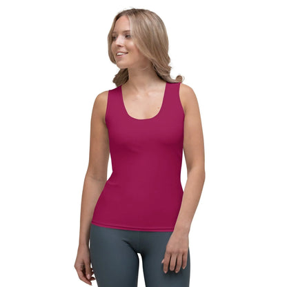 burgundy-damen-tank-top-tank-top-jlr-design-2 - JLR Design