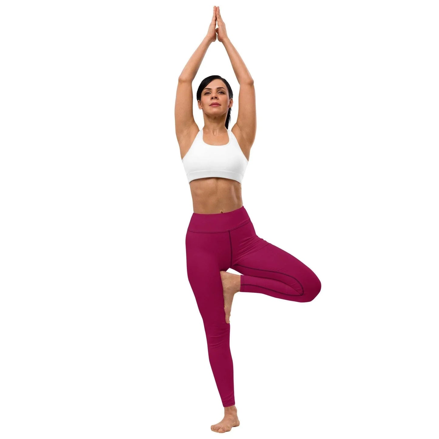 burgundy-damen-yoga-leggings-yoga-leggings-jlr-design-1 - JLR Design