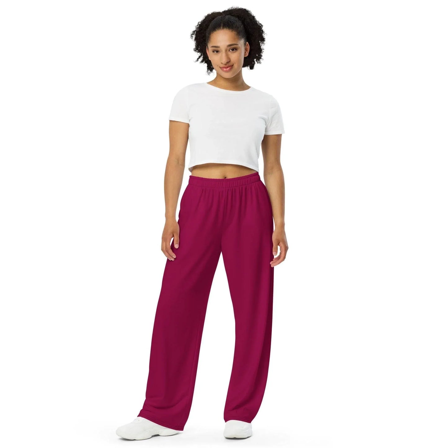 burgundy-hose-mit-weitem-bein-hose-mit-weitem-bein-jlr-design-1 - JLR Design