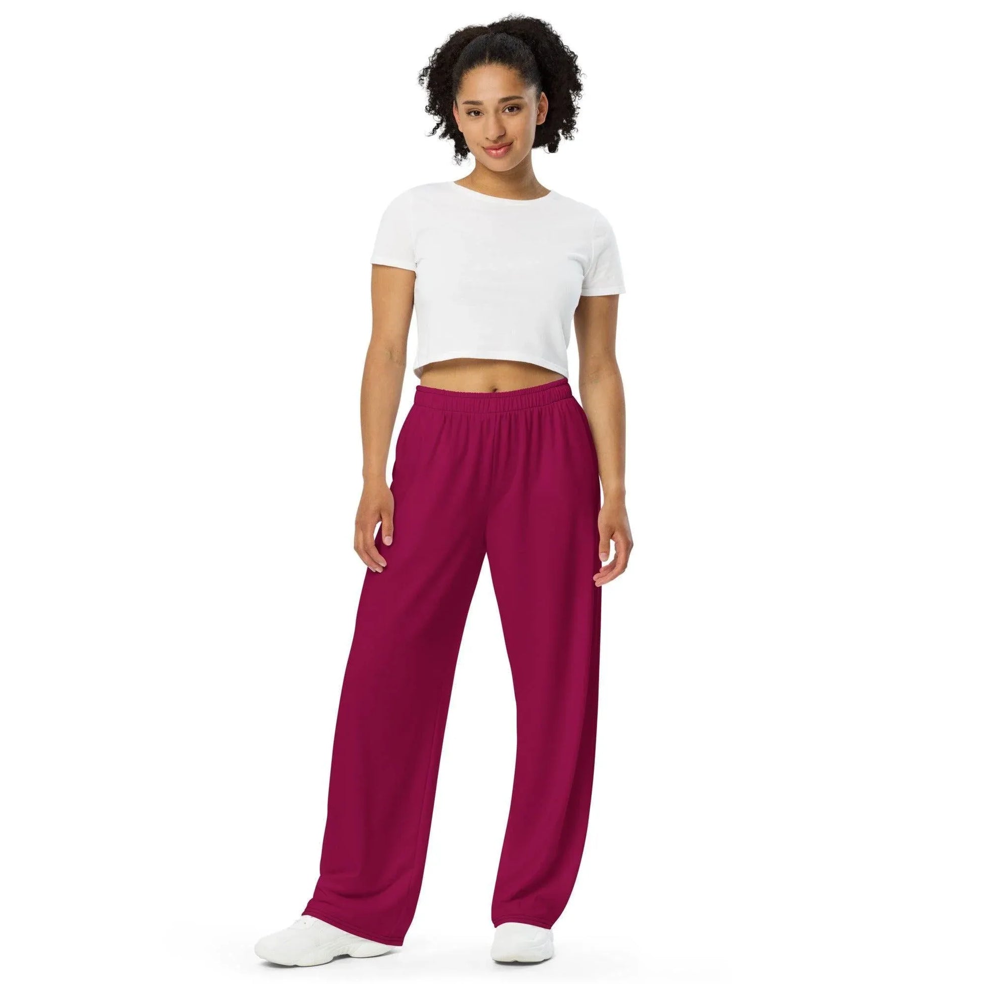 burgundy-hose-mit-weitem-bein-hose-mit-weitem-bein-jlr-design-1 - JLR Design