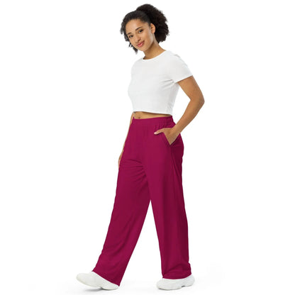 burgundy-hose-mit-weitem-bein-hose-mit-weitem-bein-jlr-design-2 - JLR Design