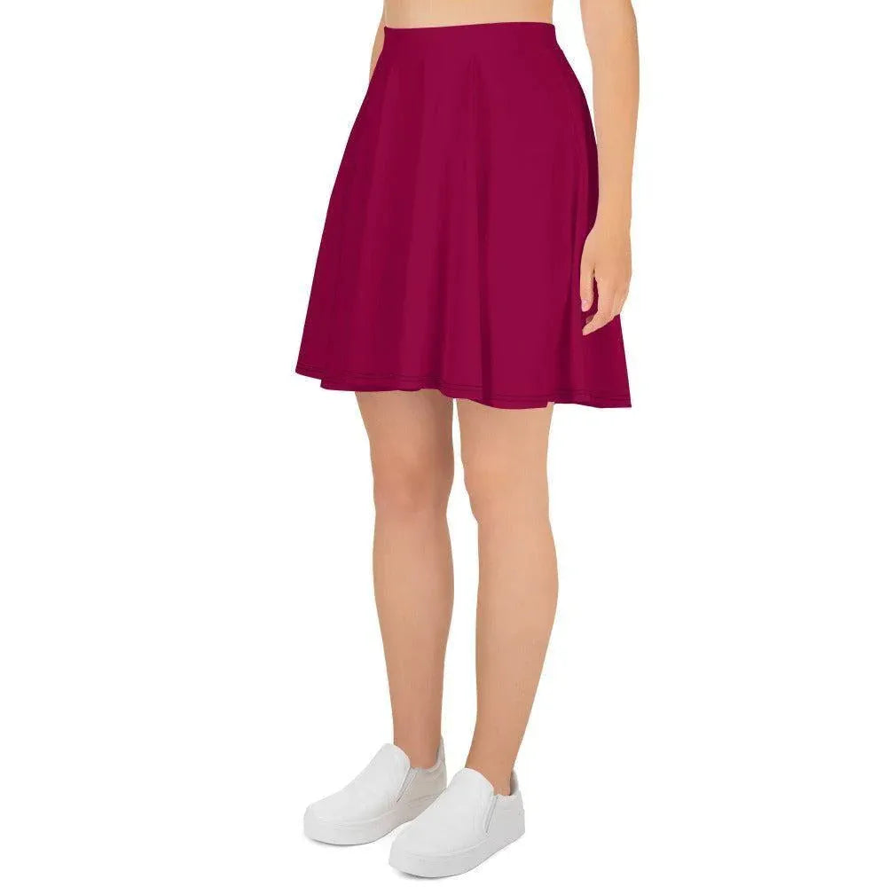 burgundy-skater-rock-or-deep-wine-red-or-a-linie-mit-uv-schutz-upf-50-and-nachhaltigem-material-skater-rock-jlr-design-3 - JLR Design