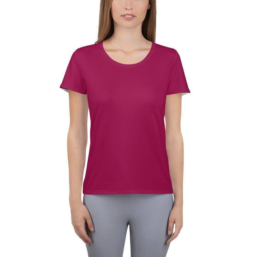 burgundy-sport-t-shirt-fur-damen-sport-t-shirt-jlr-design-1 - JLR Design