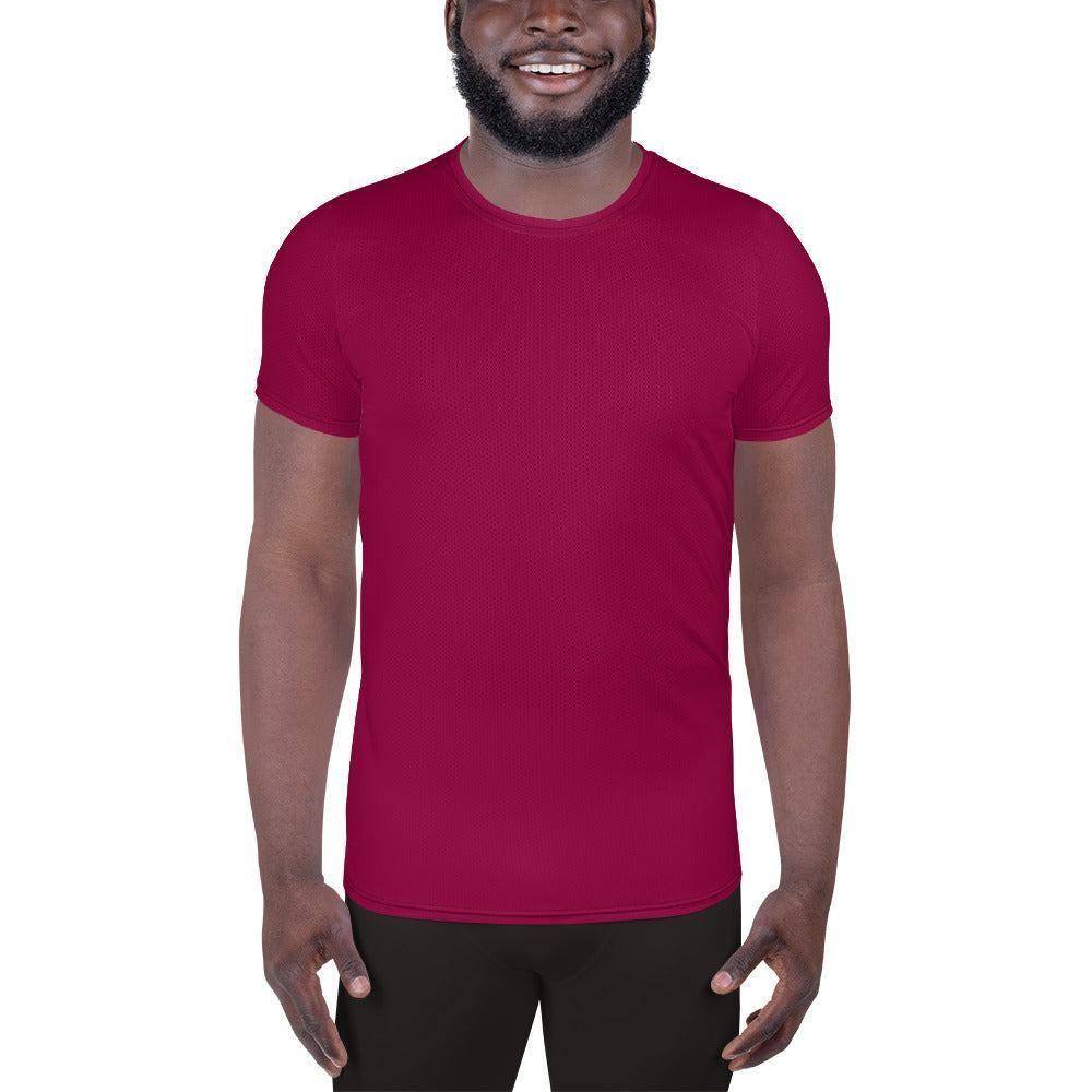 burgundy-sport-t-shirt-fur-herren-sport-t-shirt-jlr-design-1 - JLR Design