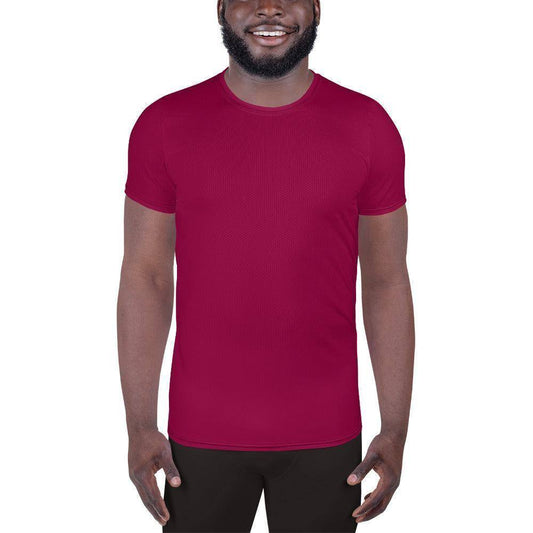 burgundy-sport-t-shirt-fur-herren-sport-t-shirt-jlr-design-1 - JLR Design
