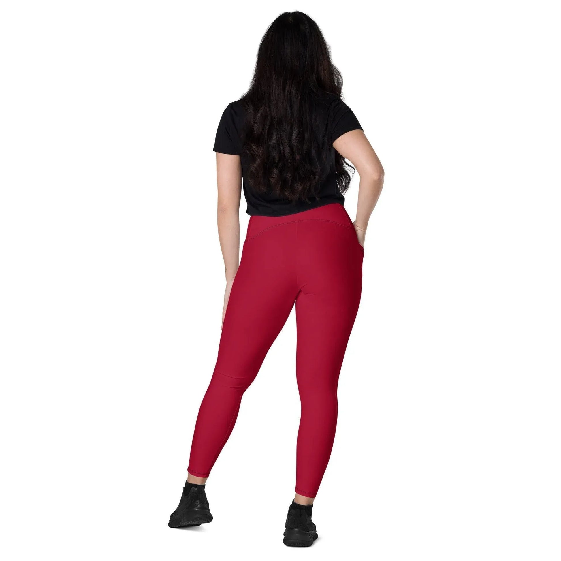 carmine-damen-v-bund-leggings-mit-taschen-v-bund-leggings-jlr-design-6 - JLR Design