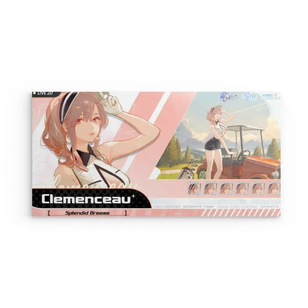 clemenceau-5th-anniversary-azur-lane-poster-poster-jlr-design-1 - JLR Design