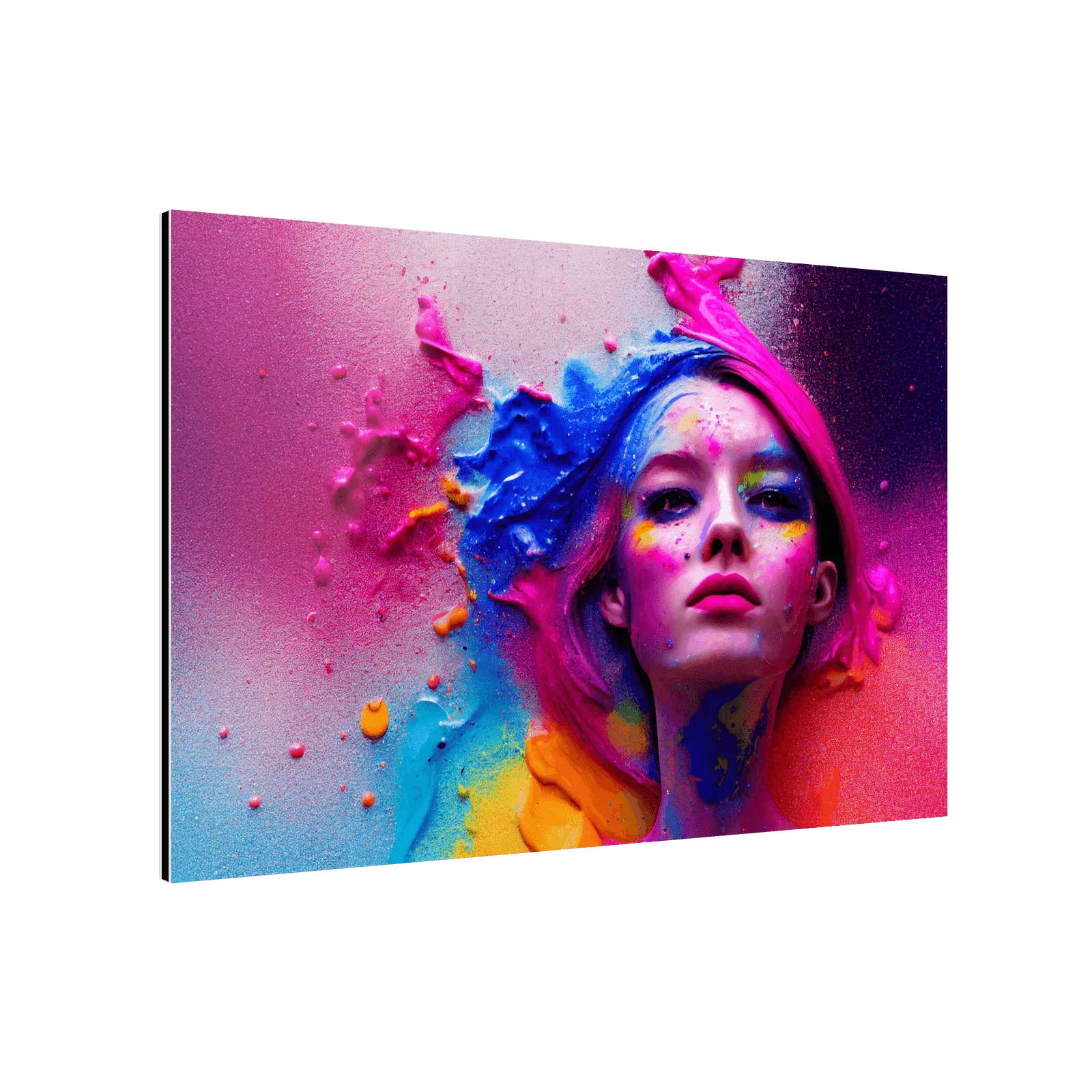 colorful-woman-metall-poster-60x40cm-metallposter-jlr-design-1 - JLR Design