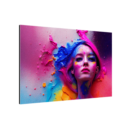 colorful-woman-metall-poster-60x40cm-metallposter-jlr-design-1 - JLR Design