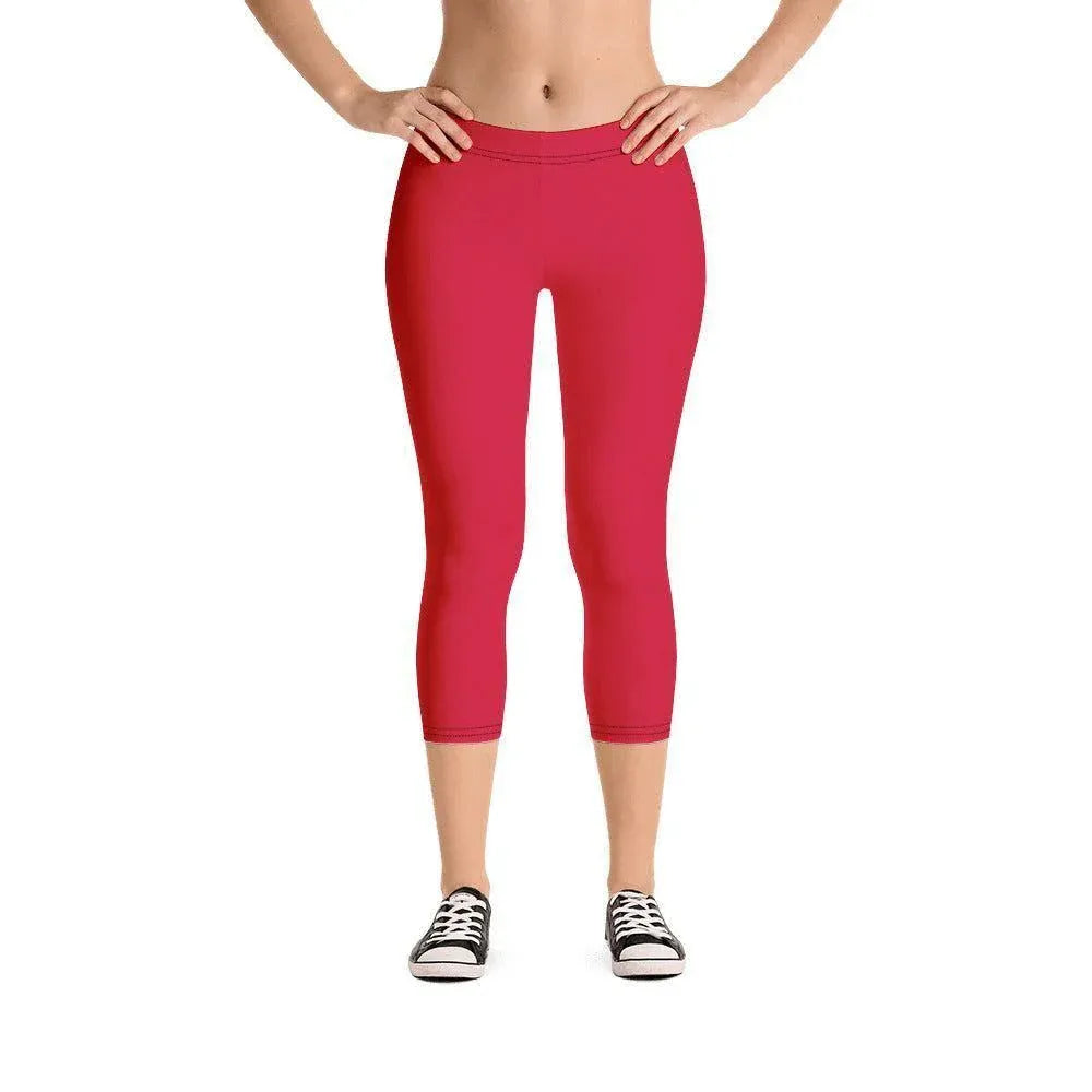 crimson-damen-capri-leggings-capri-leggings-jlr-design-3 - JLR Design