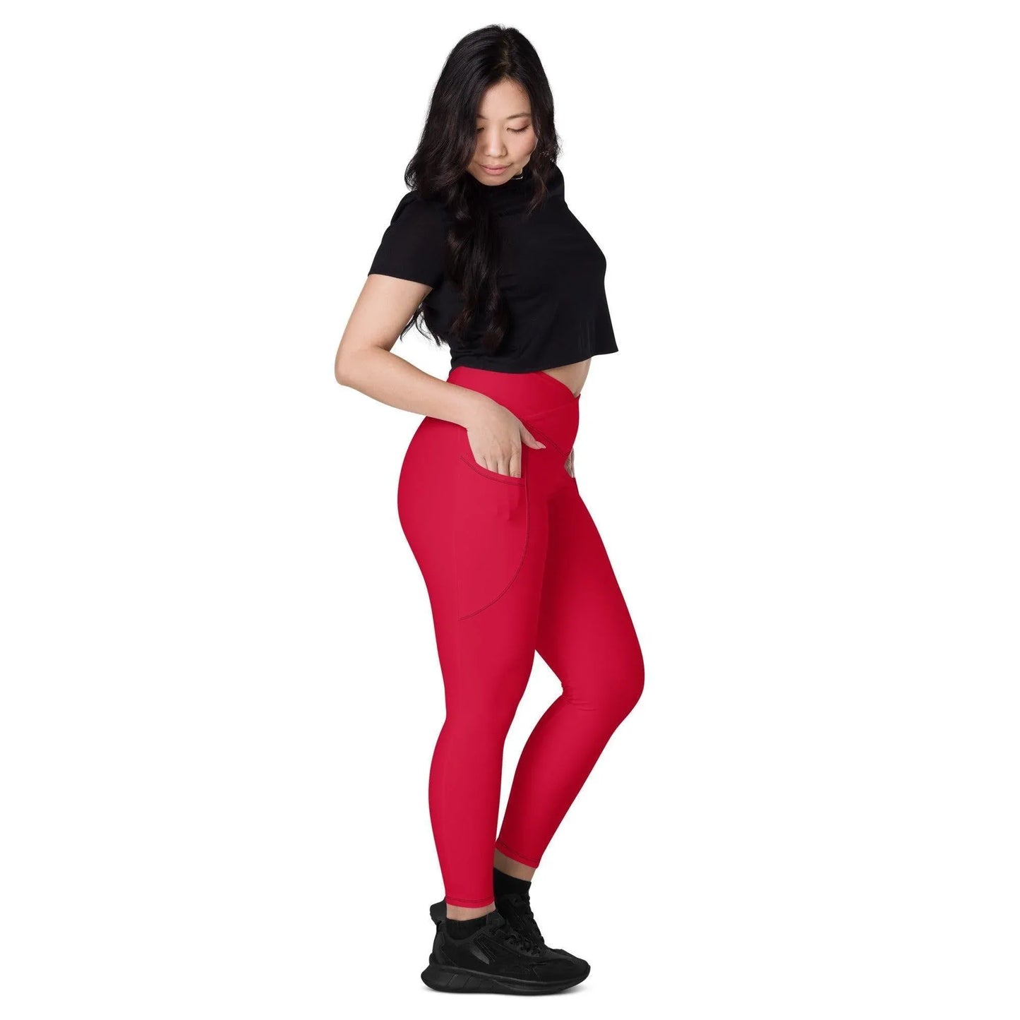 crimson-damen-v-bund-leggings-mit-taschen-v-bund-leggings-jlr-design-3 - JLR Design