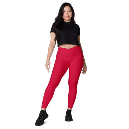 crimson-damen-v-bund-leggings-mit-taschen-v-bund-leggings-jlr-design-5 - JLR Design