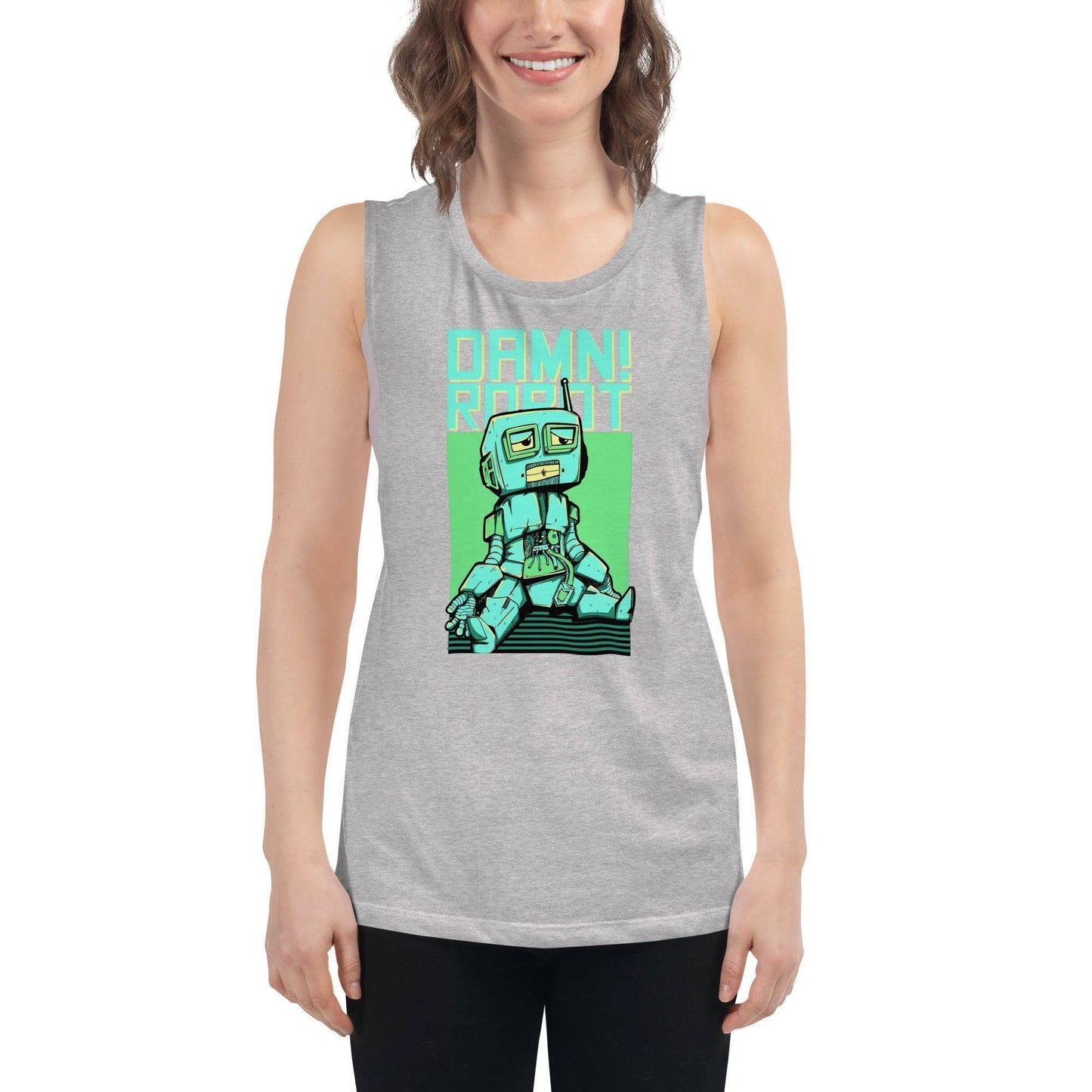 damn-robot-damen-tank-top-tank-top-jlr-design-10 - JLR Design
