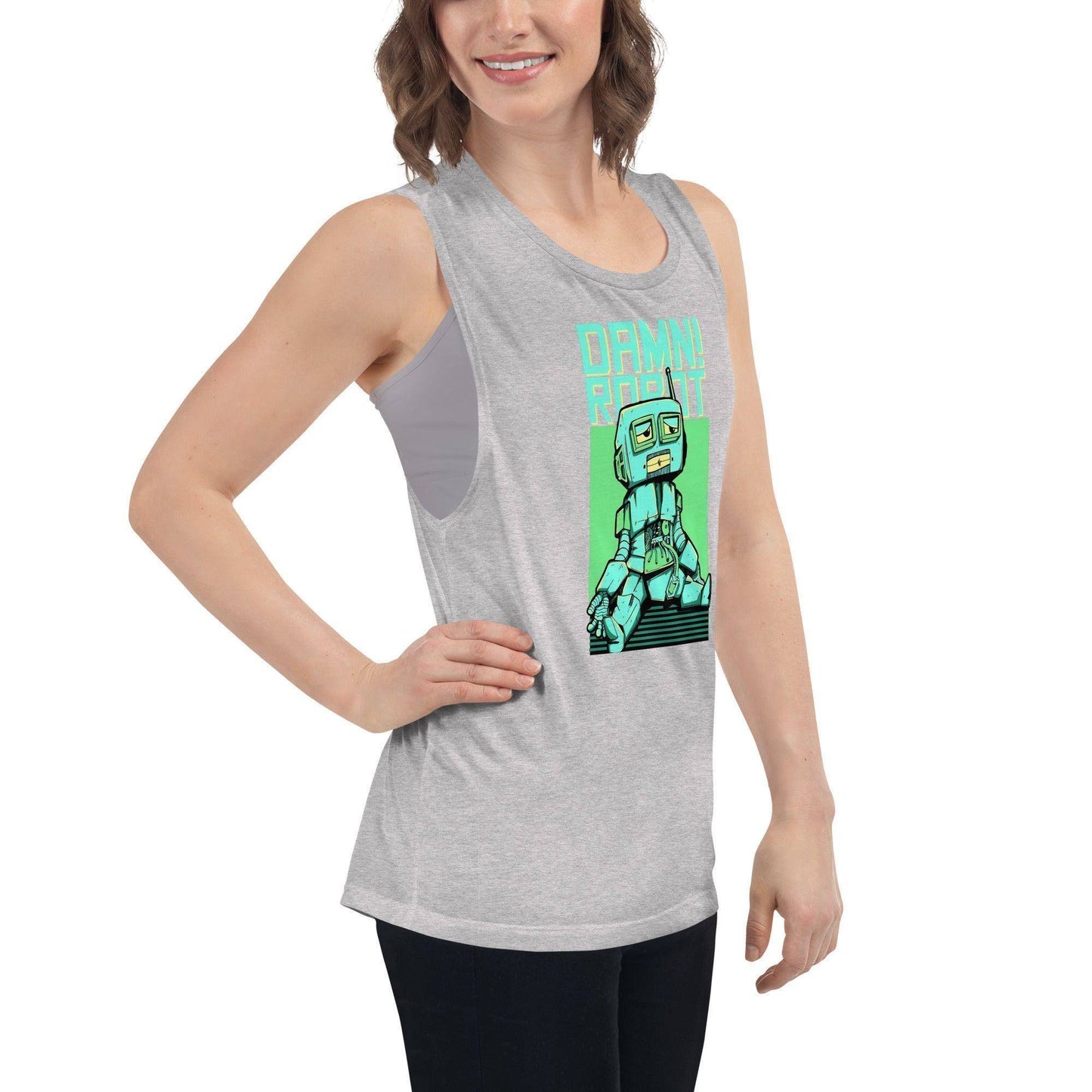 damn-robot-damen-tank-top-tank-top-jlr-design-12 - JLR Design