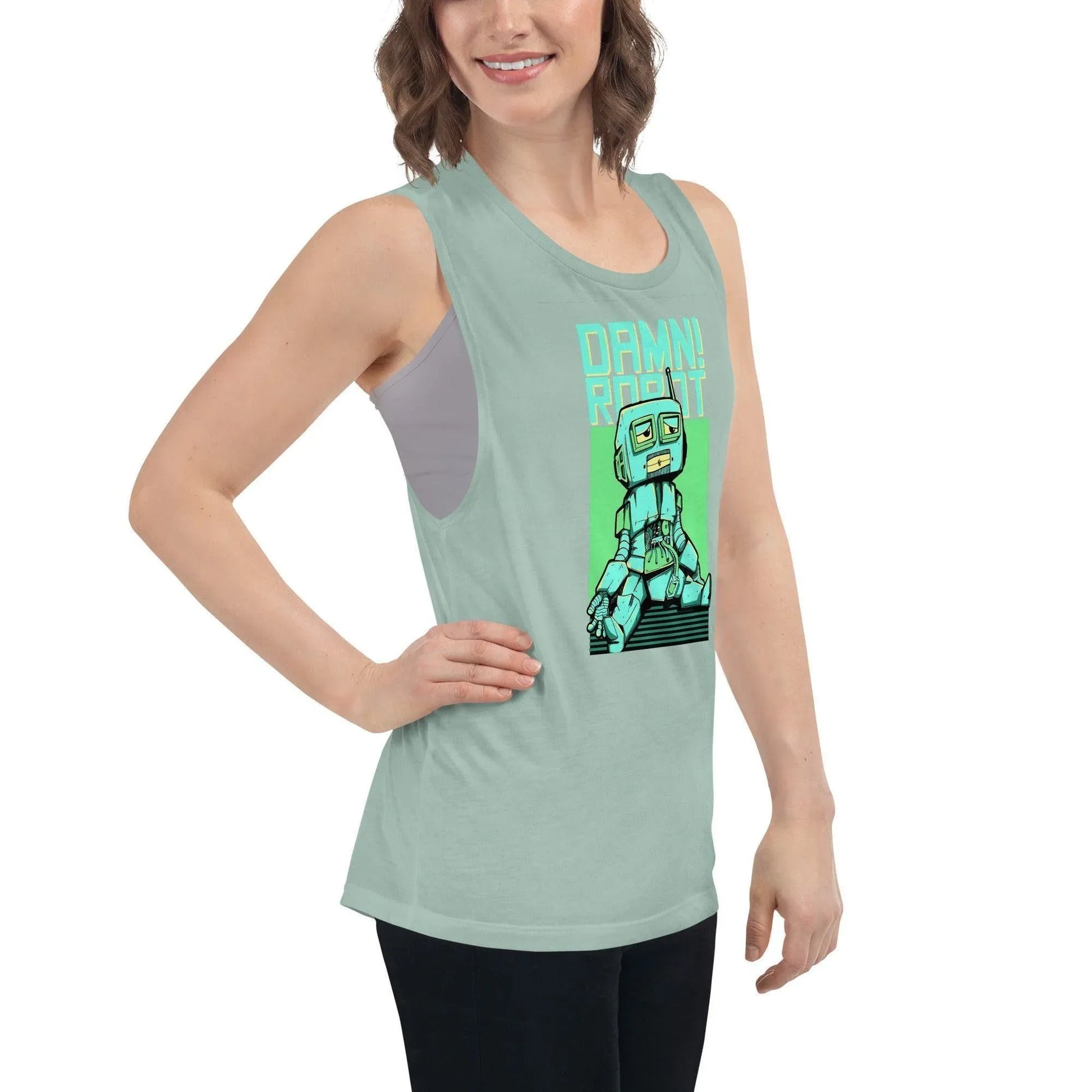 damn-robot-damen-tank-top-tank-top-jlr-design-15 - JLR Design