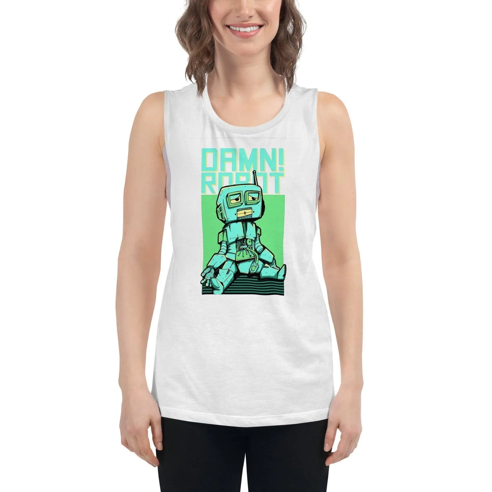 damn-robot-damen-tank-top-tank-top-jlr-design-16 - JLR Design