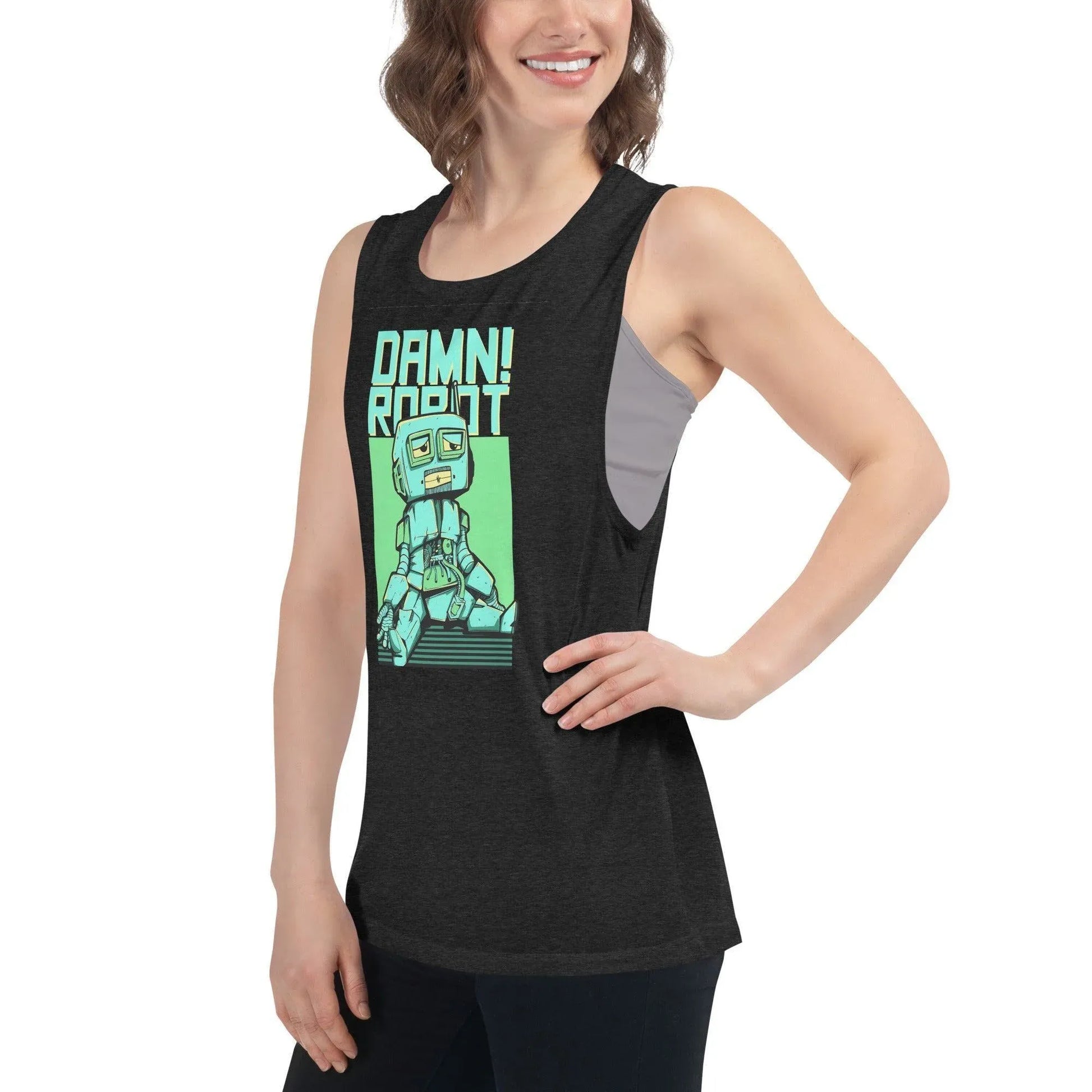 damn-robot-damen-tank-top-tank-top-jlr-design-2 - JLR Design