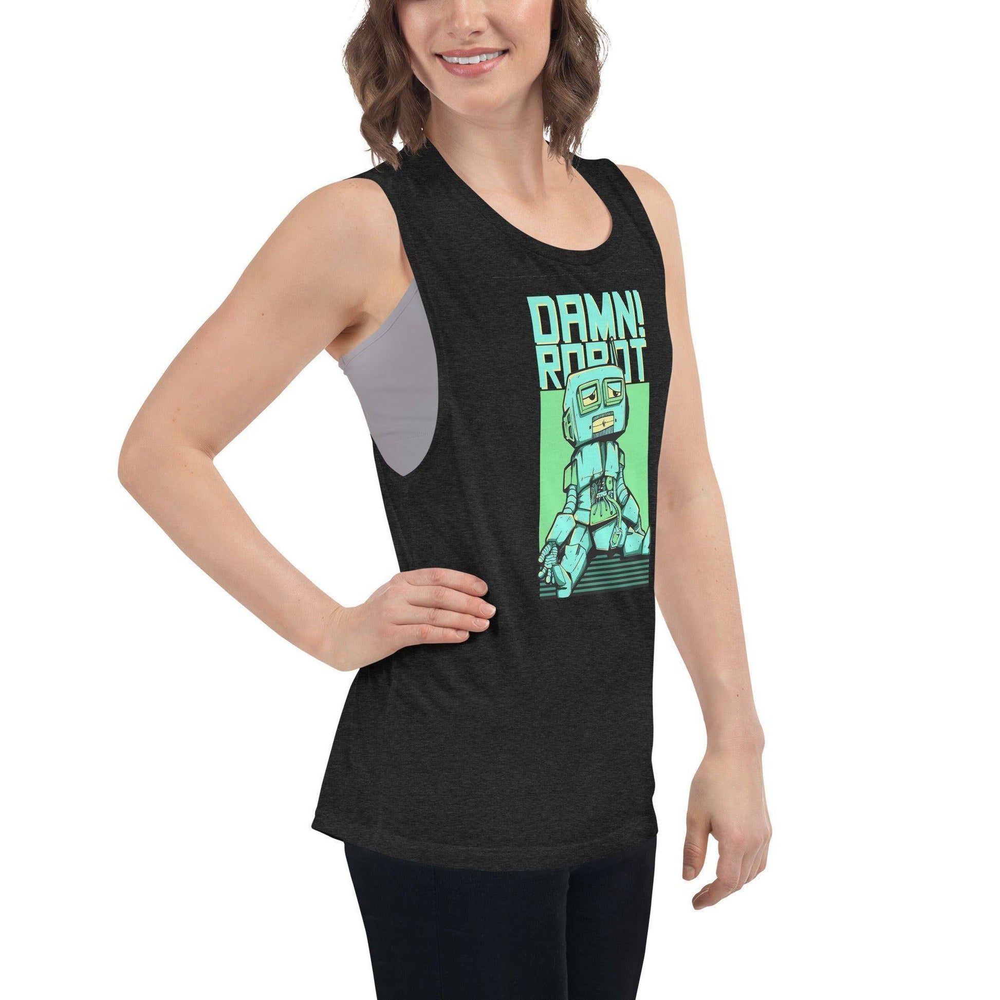 damn-robot-damen-tank-top-tank-top-jlr-design-3 - JLR Design