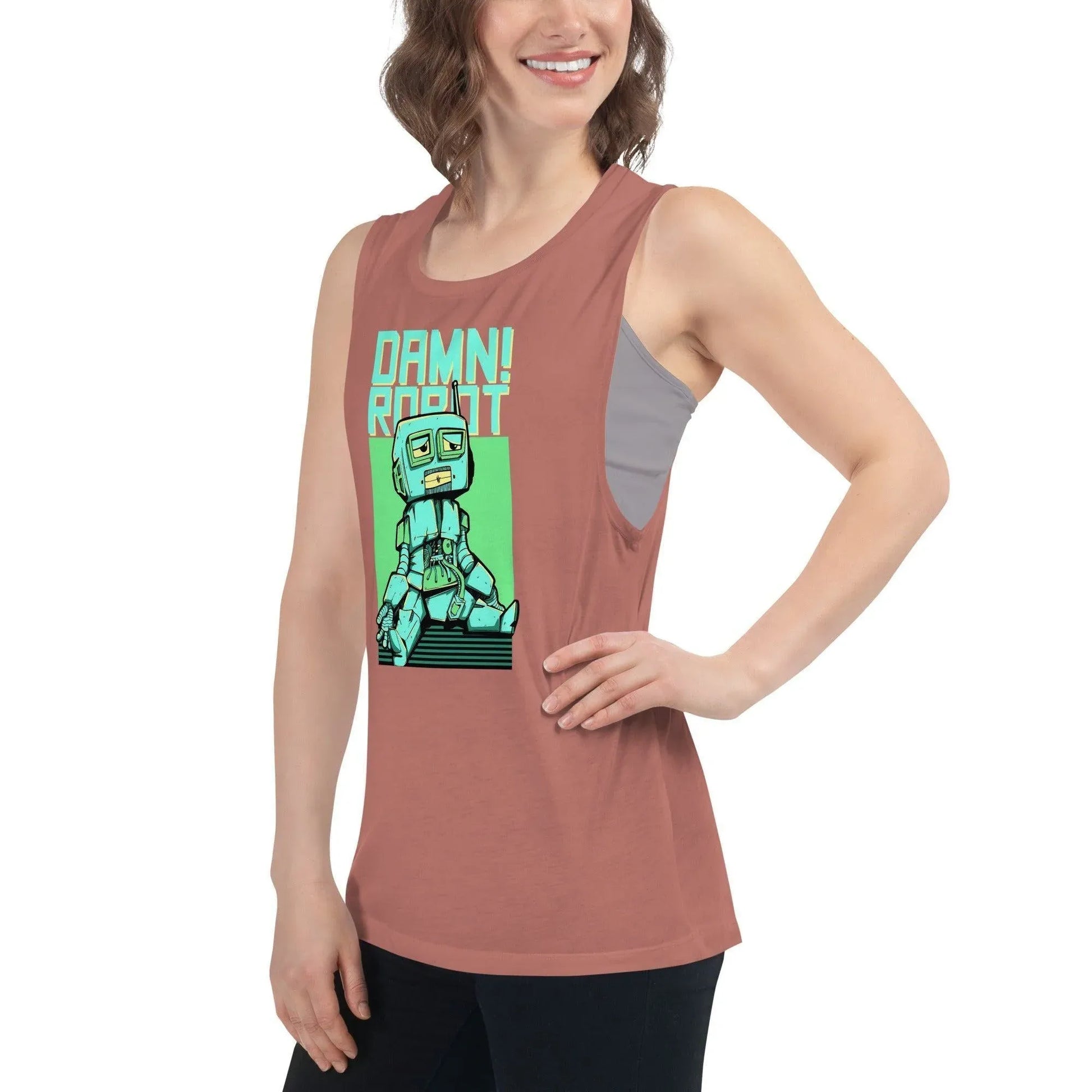 damn-robot-damen-tank-top-tank-top-jlr-design-5 - JLR Design