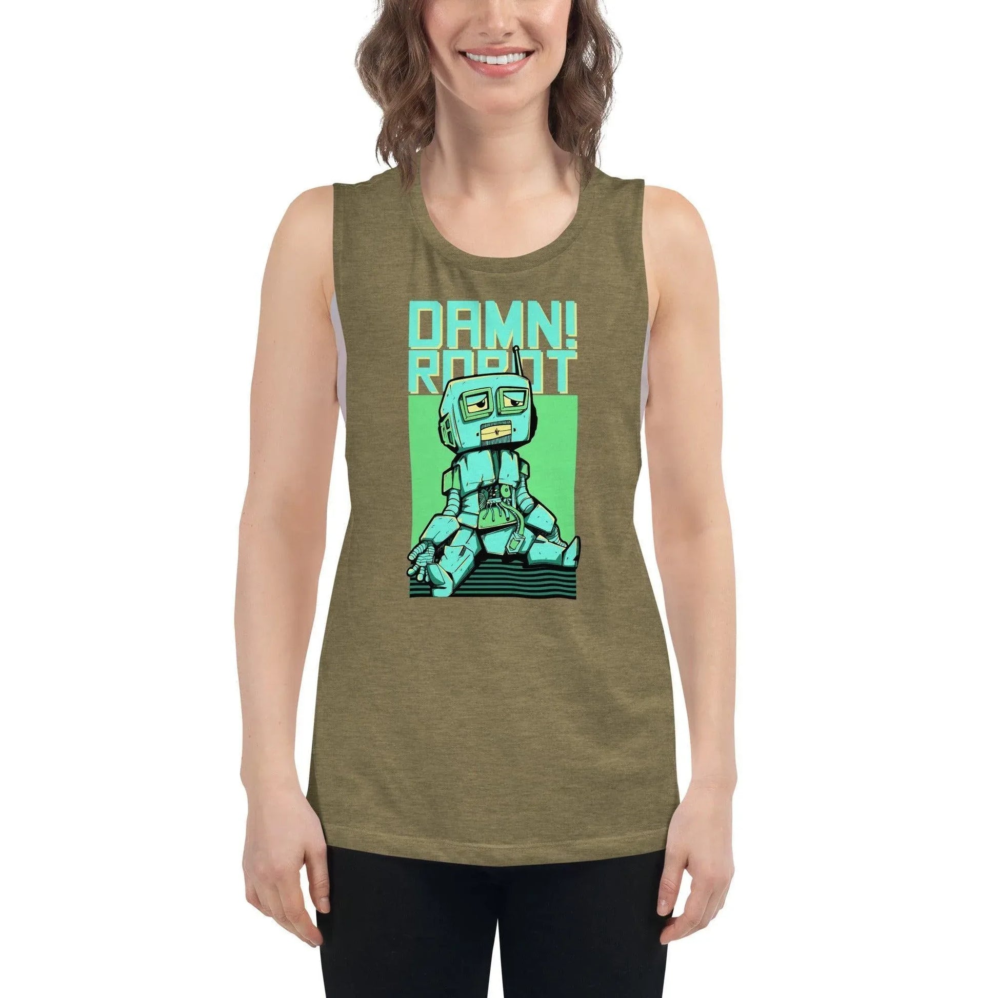damn-robot-damen-tank-top-tank-top-jlr-design-7 - JLR Design