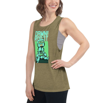 damn-robot-damen-tank-top-tank-top-jlr-design-8 - JLR Design