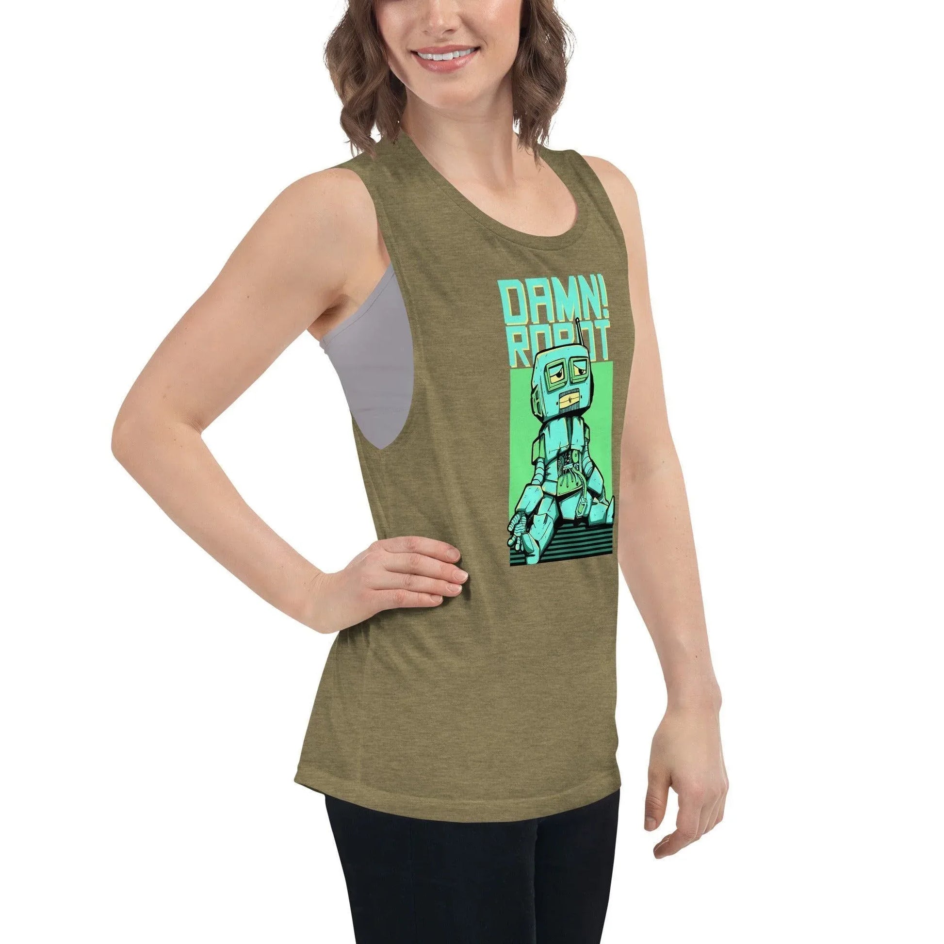 damn-robot-damen-tank-top-tank-top-jlr-design-9 - JLR Design
